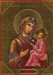 Tihvinän Jumalanäiti - Maalatut Kristus & Jumalanäiti-ikonit - 4030 - 1