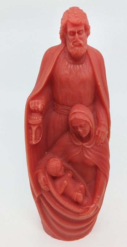 Pyhä perhe punainen Mehiläisvahapatsas - Koriste-esineet - 14220241520 - 1