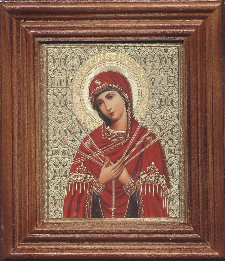 Jumalanäiti 7 murhetta - Painetut Kristus ja Jumalanäiti-ikonit - 29720241450 - 1