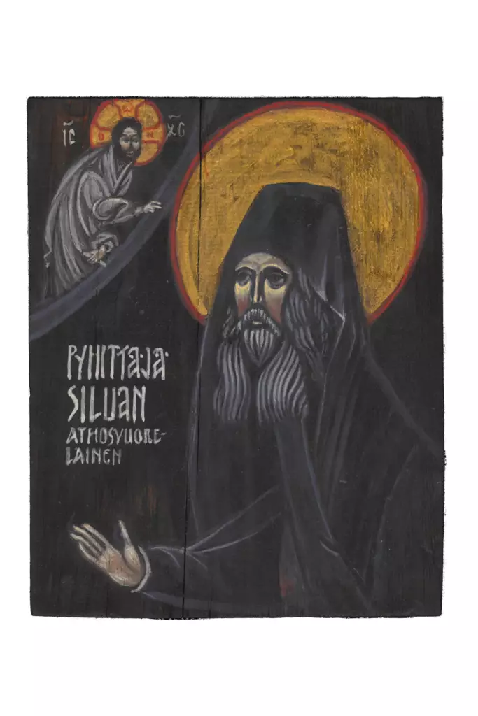 Pyhittäjä Siluan Athosvuorelainen - Käsinmaalatut Pyhien ikonit - 190420251550 - 1