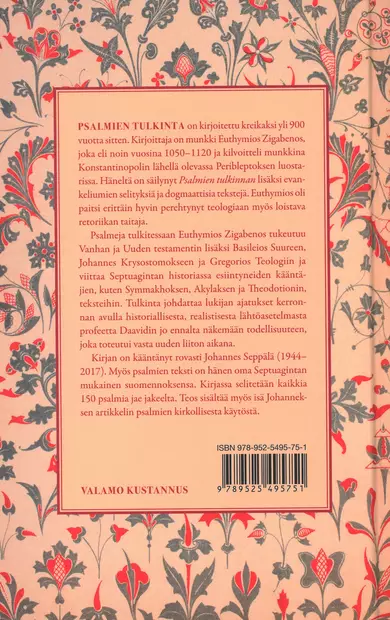 Psalmien tulkinta - Valamokustannuksen julkaisut - 9789525495751 - 2