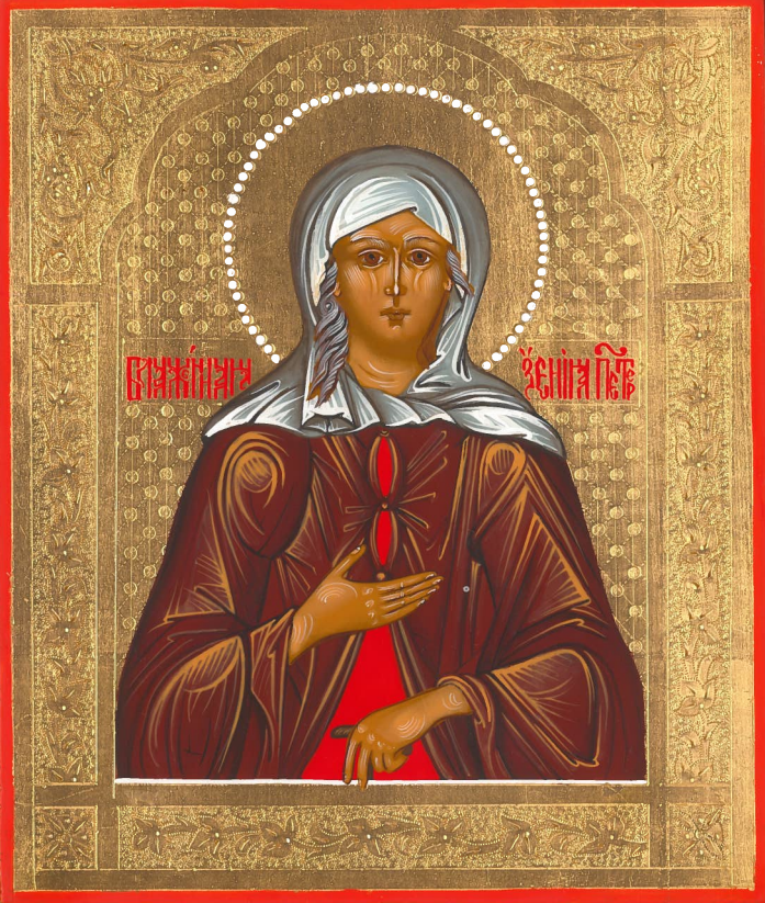 Pyhä Ksenia Pietarilainen - Käsinmaalatut Pyhien ikonit - 110820241551 - 1