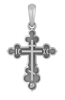 Valamon Luostarin hopearisti tummennet - Kaularistit - 91120241401 - 1