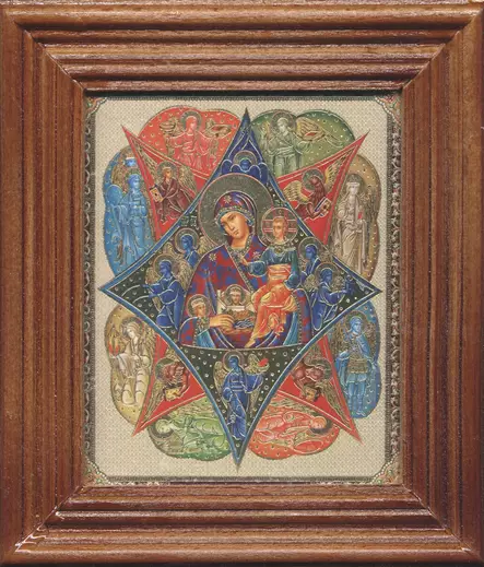 Palamaton pensas - Painetut Kristus ja Jumalanäiti-ikonit - 29720241502 - 1