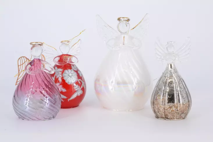 Enkeli 13cm valkoinen52 - Koriste-esineet - 6430021694522 - 1