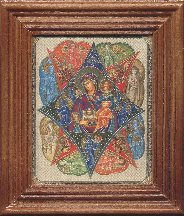 Palamaton pensas - Painetut Kristus ja Jumalanäiti-ikonit - 29720241502 - 1