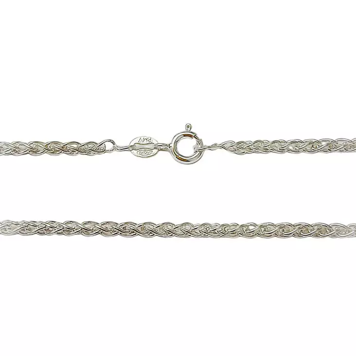 Spigaketju 50cm hopeaa - Erikoiskorut - 7620251042 - 1