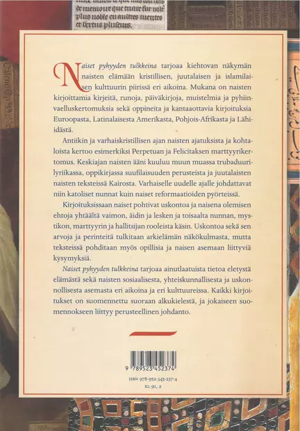 Naiset pyhyyden tulkkeina - Kaunokirjallisuus - 9789523452374 - 2