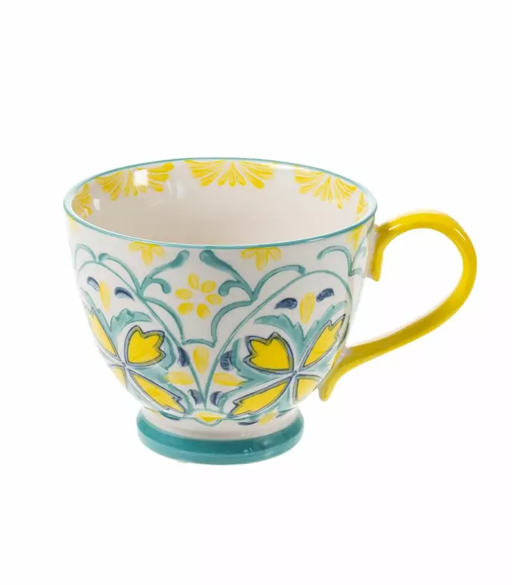 Muki turkoosi/keltainen - Muut astiat - 6420254335804 - 1