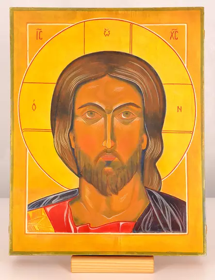 Kristus tulinen katse - Maalatut Kristus & Jumalanäiti-ikonit - 2822024915 - 1