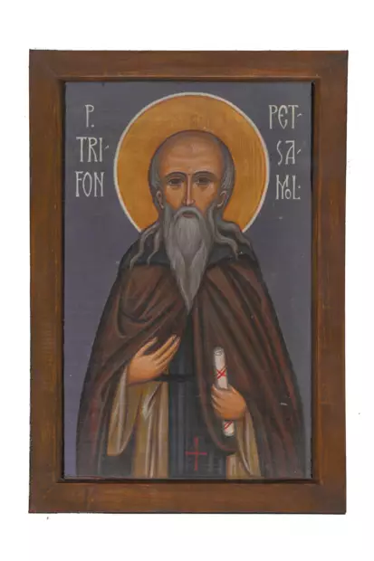 Pyhittäjä Trifon Petsamolainen - Käsinmaalatut Pyhien ikonit - 190420251635 - 1