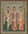 Kolme hierarkkia - Painetut Kristus ja Jumalanäiti-ikonit - 4720251005 - 1