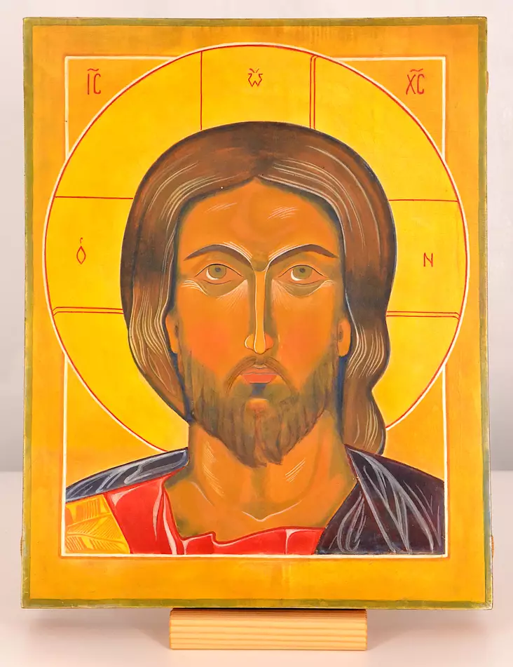 Kristus tulinen katse - Maalatut Kristus & Jumalanäiti-ikonit - 2822024915 - 1