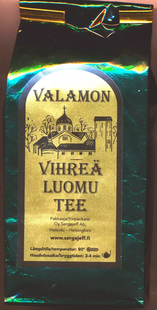 Valamon vihreä luomutee - Luostarin teet - 6040947001405 - 2