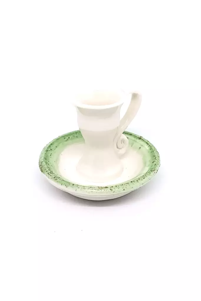 Korvallinen tuohusjalka valkoinen vihreällä - Tuohusjalat - 140420251135 - 1