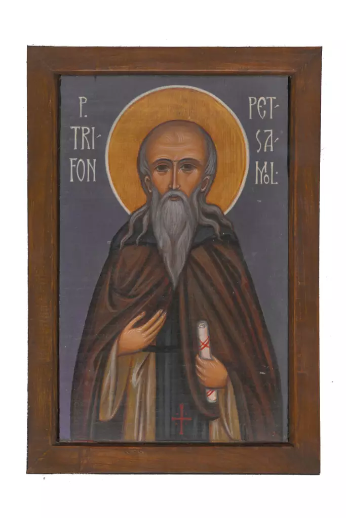 Pyhittäjä Trifon Petsamolainen - Käsinmaalatut Pyhien ikonit - 190420251635 - 1