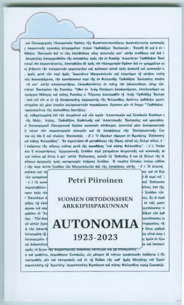 Suomen Ortodoksisen Arkkipk Autonomia - Kirkkohistoria - 9789529685776 - 1