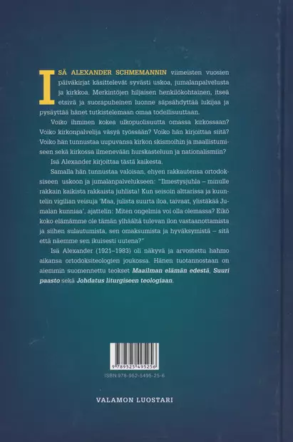 Schmemannin päiväkirjat - Valamokustannuksen julkaisut - 9789525495256 - 2