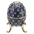 Emali/kultarasia Fabergé sininen - Emalimunat - 5017224431836 - 4