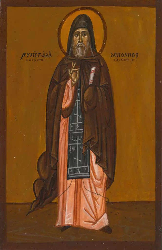 Pyhittäjä Johannes Valamolainen - Käsinmaalatut Pyhien ikonit - 050120251347 - 1