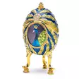 Emali/kultarasia Fabergé riikinkukko - Emalimunat - 5017224923348 - 1