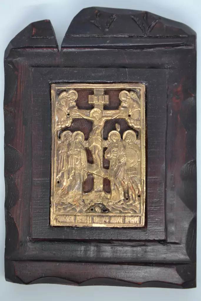 Ristiinnaulittu metalli-ikoni - Valamossa valmistetut Pyhien ikonit - 241220241008 - 1
