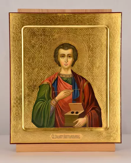 Pyhittäjä Panteleimon - Käsinmaalatut Pyhien ikonit - 300720211459 - 2