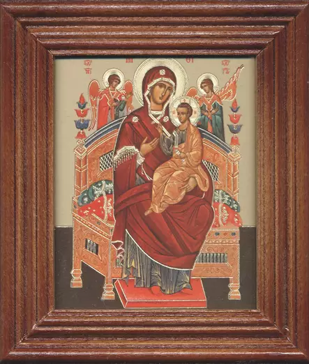 Jumalanäidin valtaistuin - Painetut Kristus ja Jumalanäiti-ikonit - 29720241459 - 1