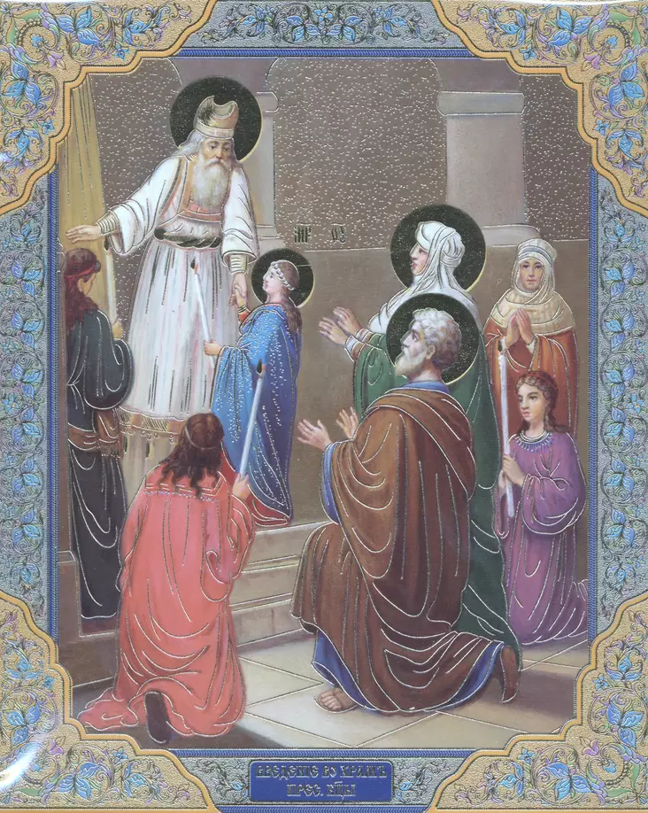 Jumalansynnyttäjän temppeliin käynti - Valamossa valmistetut Pyhien ikonit - 7220241519 - 1