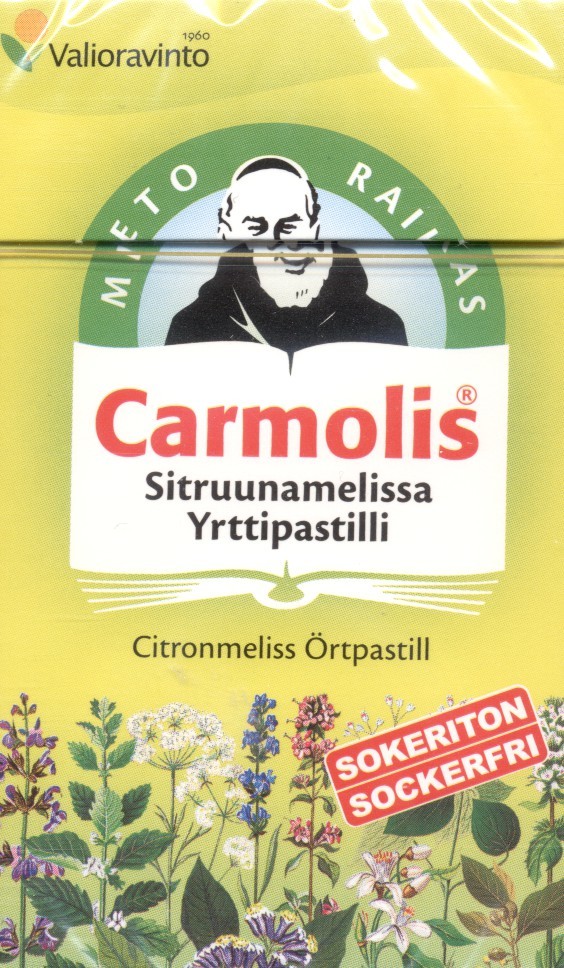 Carmolis sitruunamelissa yrttipastilli - Carmolis -tuotteet - 9021600168809 - 1