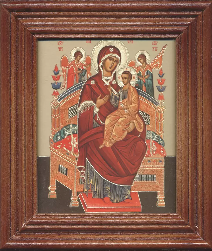 Jumalanäidin valtaistuin - Painetut Kristus ja Jumalanäiti-ikonit - 29720241459 - 1