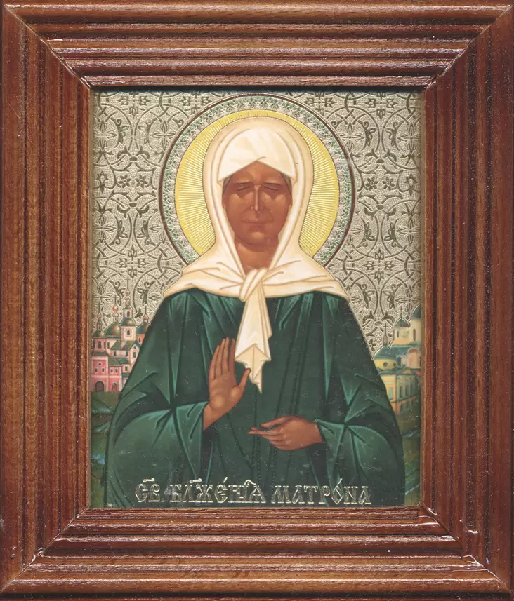 Pyhä Matroona Moskovalainen - Painetut pyhien ikonit - 1820241159 - 1