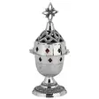 Pöytälampukka "pieni kupoli" hopea - Lampukat - 8831N - 1