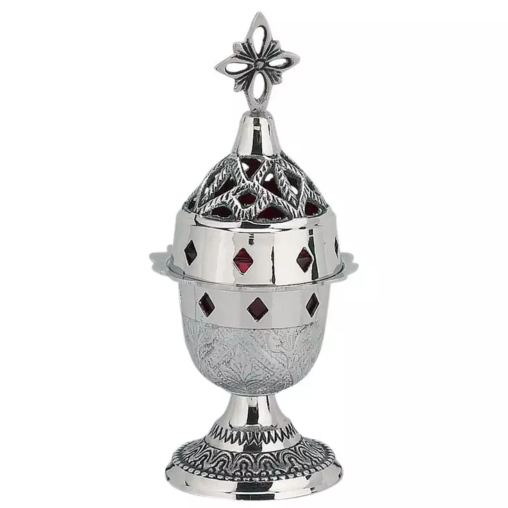 Pöytälampukka "pieni kupoli" hopea - Lampukat - 8831N - 1