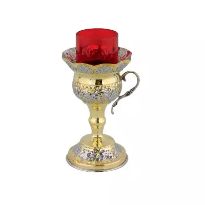 Pöytälampukka hopea ja kulta - Lampukat - 9541.15GN - 1